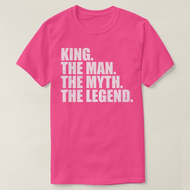 KingKing Name King given name T-Shirt (Design Front)