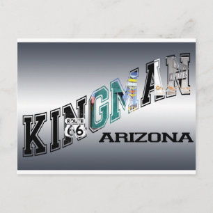 kingman arizona route 66 postcard