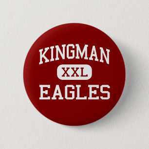 Kingman - Eagles - High School - Kingman Kansas 6 Cm Round Badge