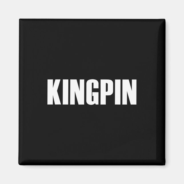Kingpin Funny Bowling  Magnet (Front)