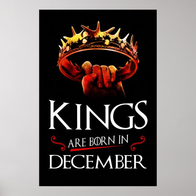 Kings Are Born In December Poster (Front)
