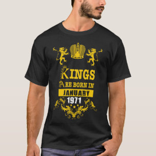 Kings are born in January 1971 Essential Gift T-Shirt