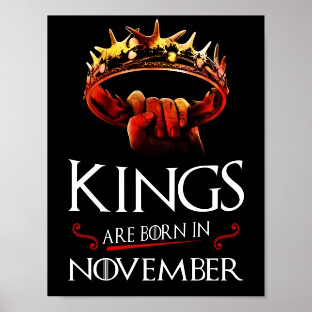 Kings Are Born In November Poster (Front)