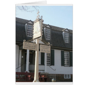 Kings Arms Tavern sign Colonial Williamsburg