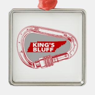 King's Bluff Tennessee Rock Climbing Carabiner Metal Tree Decoration