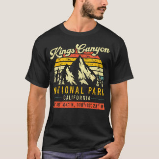 Kings Canyon California Vintage Retro National T-Shirt