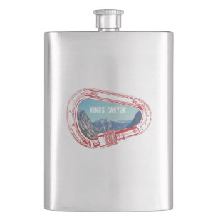 Kings Canyon Climbing Carabiner Hip Flask