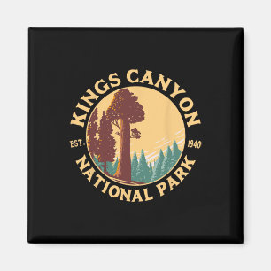 Kings Canyon National Park California Hiking Campi Magnet