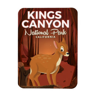 Kings Canyon national park California Magnet