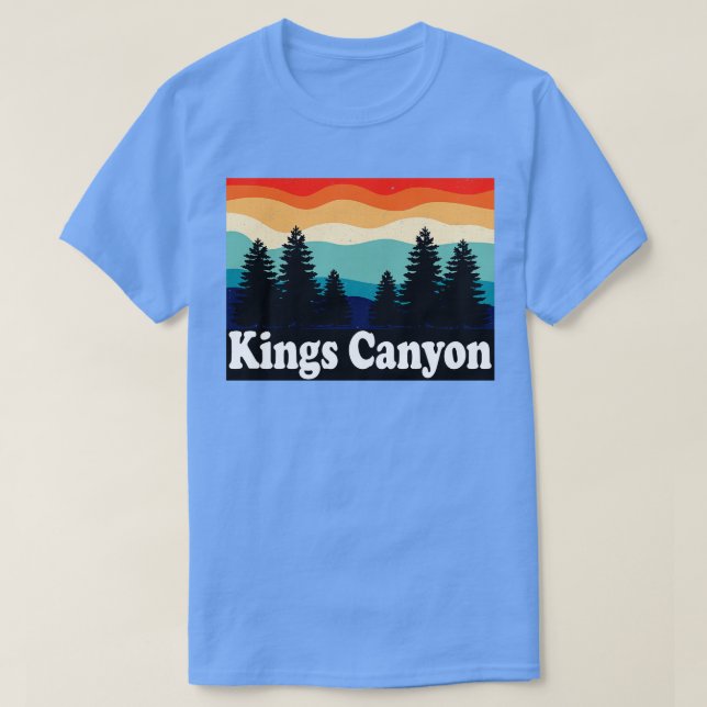 Kings Canyon National Park California T-Shirt (Design Front)
