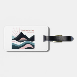 Kings Canyon National Park Colored Hills Luggage Tag