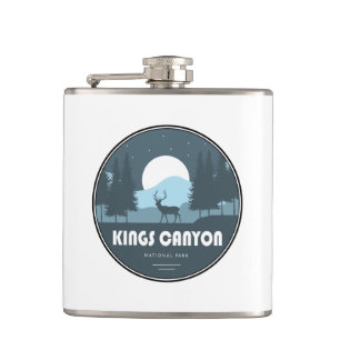 Kings Canyon National Park Deer Hip Flask