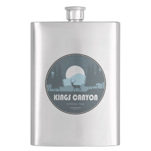 Kings Canyon National Park Deer Hip Flask