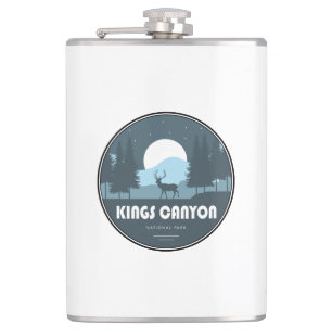 Kings Canyon National Park Deer Hip Flask