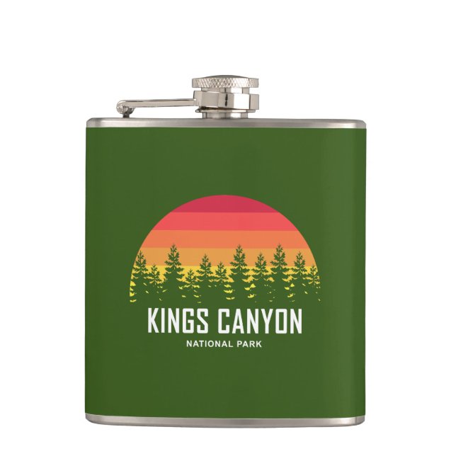 Kings Canyon National Park Hip Flask (Front)