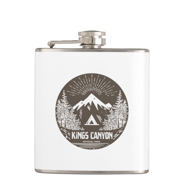 Kings Canyon National Park Hip Flask (Front)