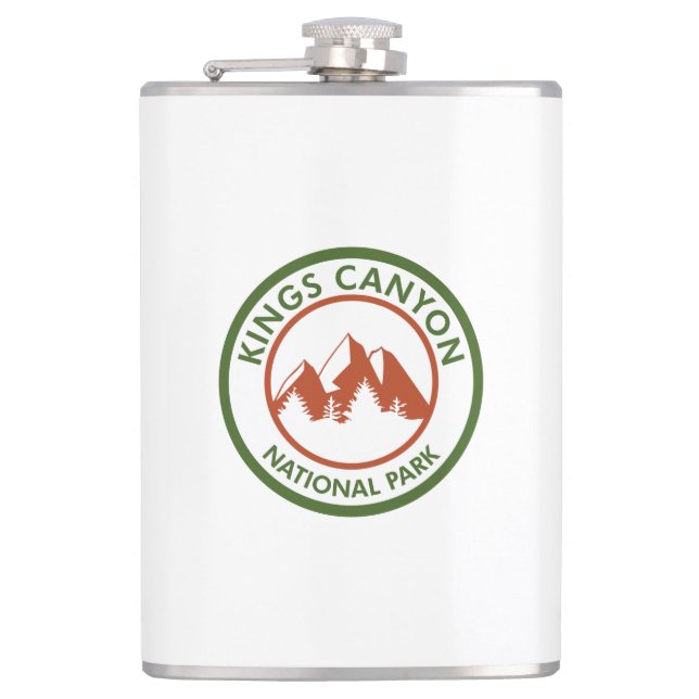 Kings Canyon National Park Hip Flask (Front)