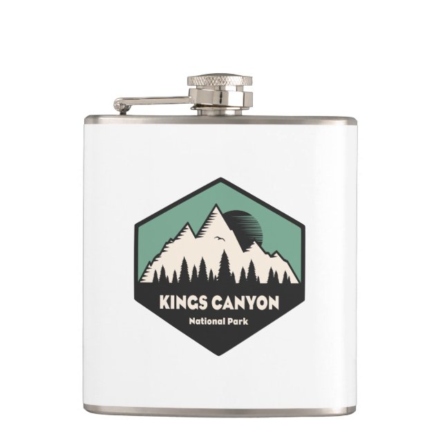 Kings Canyon National Park Hip Flask (Front)