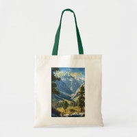 Kings Canyon National Park Illustration Travel Art