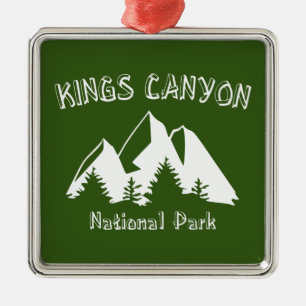 Kings Canyon National Park Metal Tree Decoration