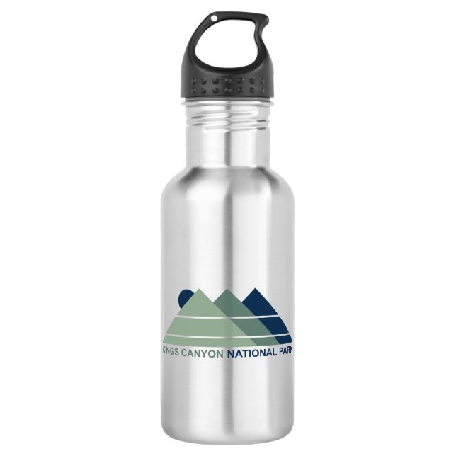 Kings Canyon National Park Mountain Sun 532 Ml Water Bottle (Front)