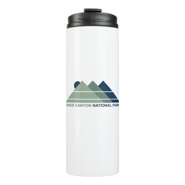 Kings Canyon National Park Mountain Sun Thermal Tumbler (Front)