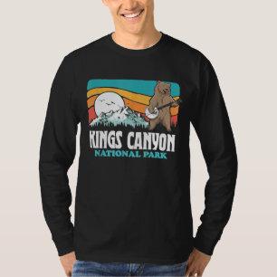 Kings Canyon National Park Mountains Banjo Bear T-Shirt