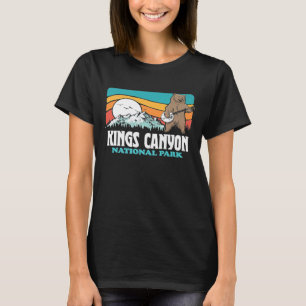Kings Canyon National Park Mountains Banjo Bear T-Shirt