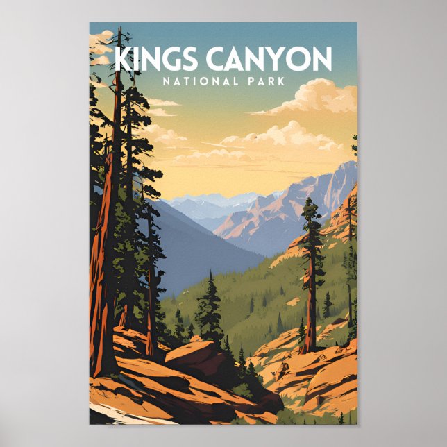 Kings Canyon National Park Poster (Front)