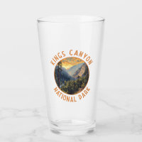 Kings Canyon National Park Retro Distressed Circle