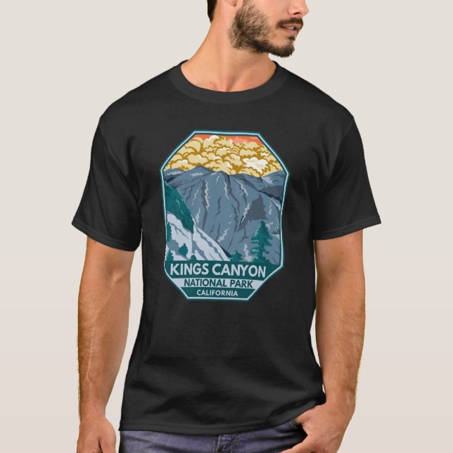 Kings Canyon National Park Sunset Vintage T-Shirt (Front)
