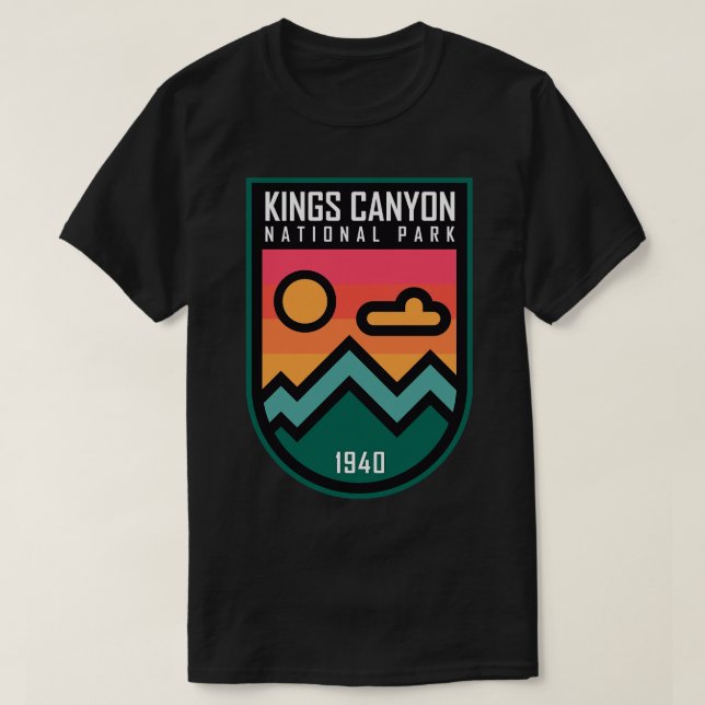 Kings Canyon National Park T-Shirt (Design Front)
