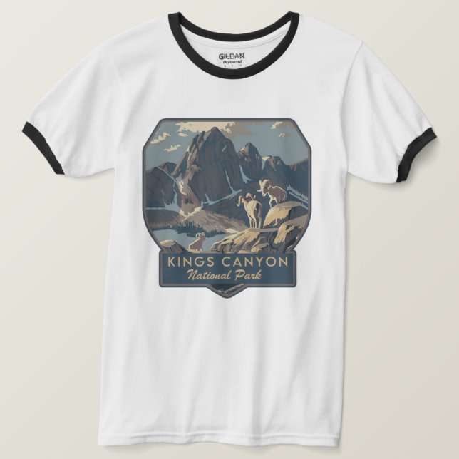 Kings Canyon National Park T-Shirt (Design Front)