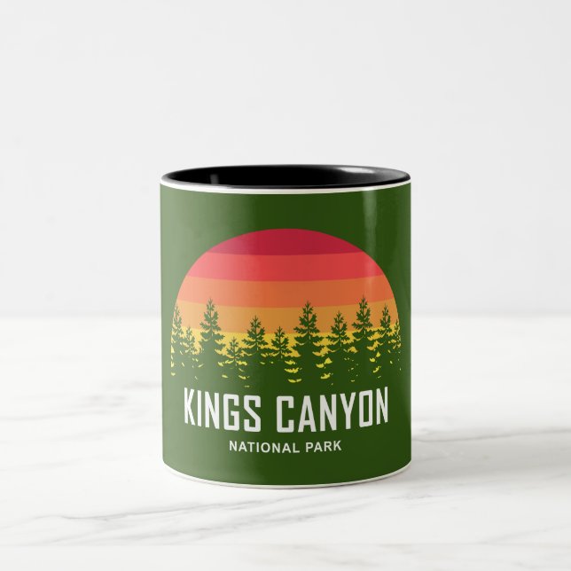 Kings Canyon National Park Two-Tone Coffee Mug (Center)
