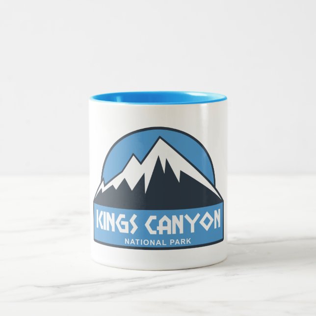 Kings Canyon National Park Two-Tone Coffee Mug (Center)