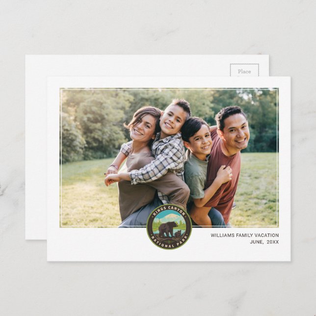 Kings Canyon National Parks Postcard (Front/Back)