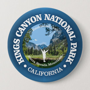 Kings Canyon NP2 10 Cm Round Badge