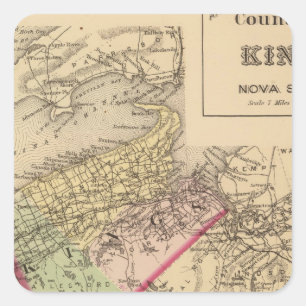 Kings Co, NS Square Sticker