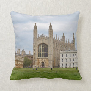 King's College Cambridge Throw Pillow