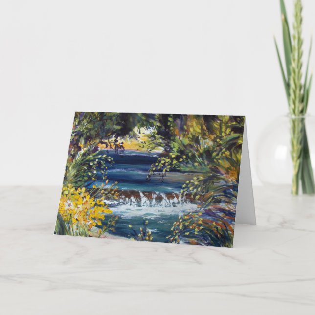 "Kings Creek" At Mt.Lassen Nationa Park Card (Front)