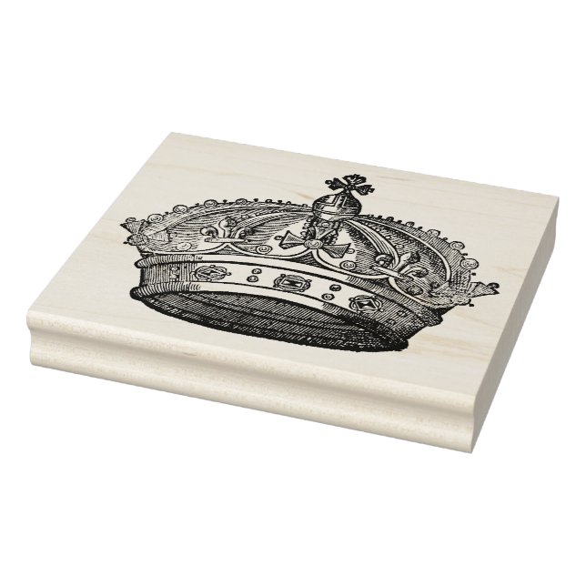 King's Crown Vintage Art Stamp (Stamp)