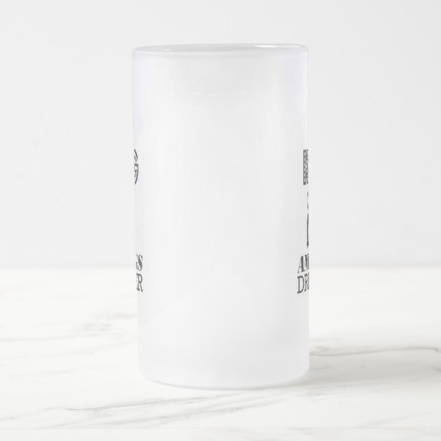 Kings Drink Beer Manly Beer Mug (Center)