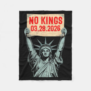 Kings in america march 28 2026 kings day funny Kin Fleece Blanket