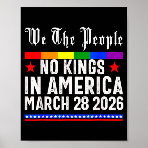 Kings in america march 28 2026 kings day funny poster