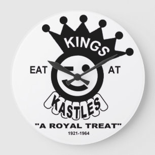 Kings Kastle Hamburgers, Chicago, IL Large Clock