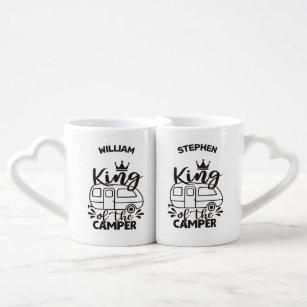 Kings Of The Camper w/ crowns custom names gay Coffee Mug Set