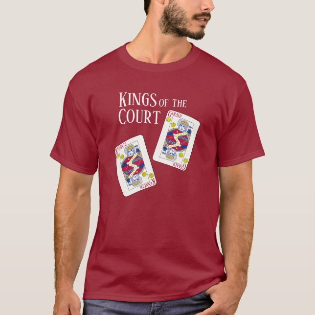Kings of the Court Pickleball Team T-Shirt (Front)