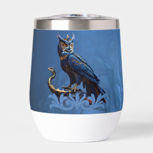 Kings of the skies and land, the majestic owl