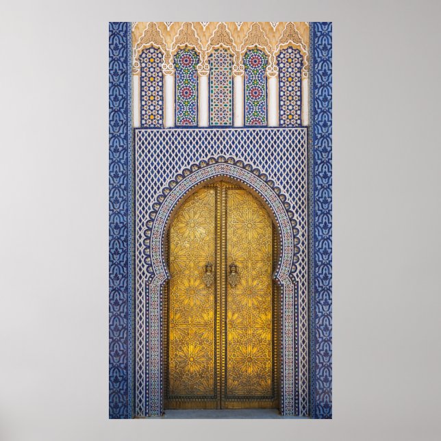 King'S Palace Ornate Doors Poster (Front)