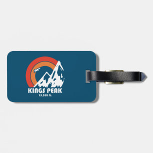 Kings Peak Utah Sun Eagle Luggage Tag